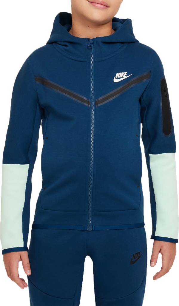 Two tone blue tech fleece