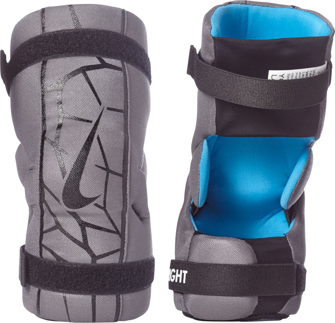 Nike Youth Vapor LT Arm Pads Grey Black YS Each
