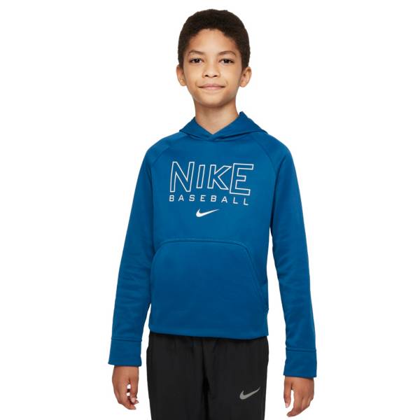 Nike Boys Therma FIT Baseball Hoodie