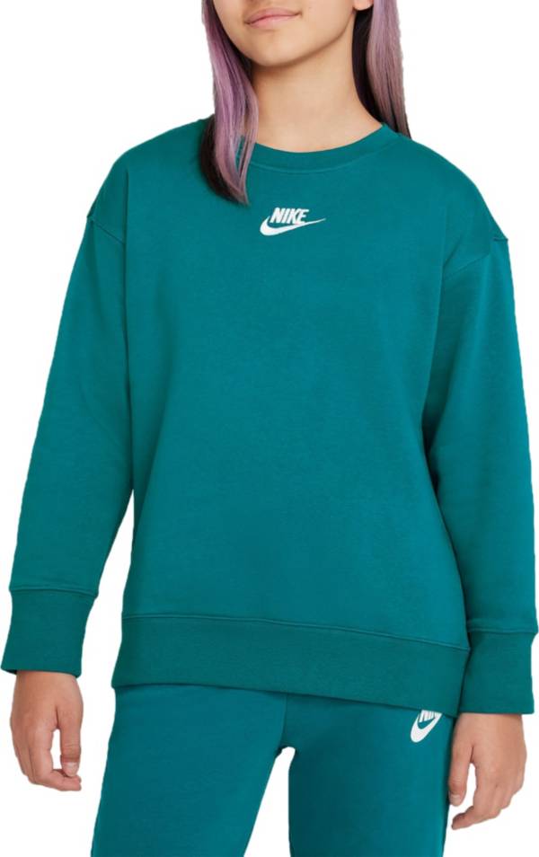 Nike Girls' Sportswear Club Fleece Crewneck Sweatshirt | Dick's Sporting