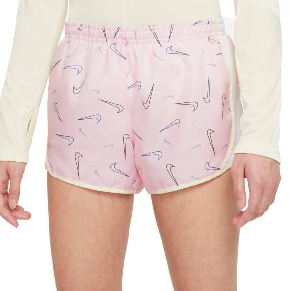 Nike Girls Dri Fit Swooshfetti Tempo Running Shorts Dick S Sporting Goods