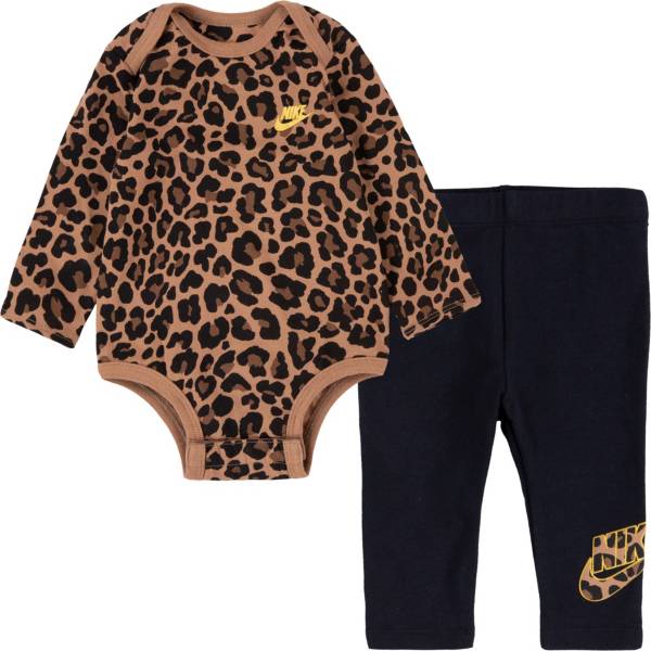 Nike Kids' Leopard Bodysuit Set