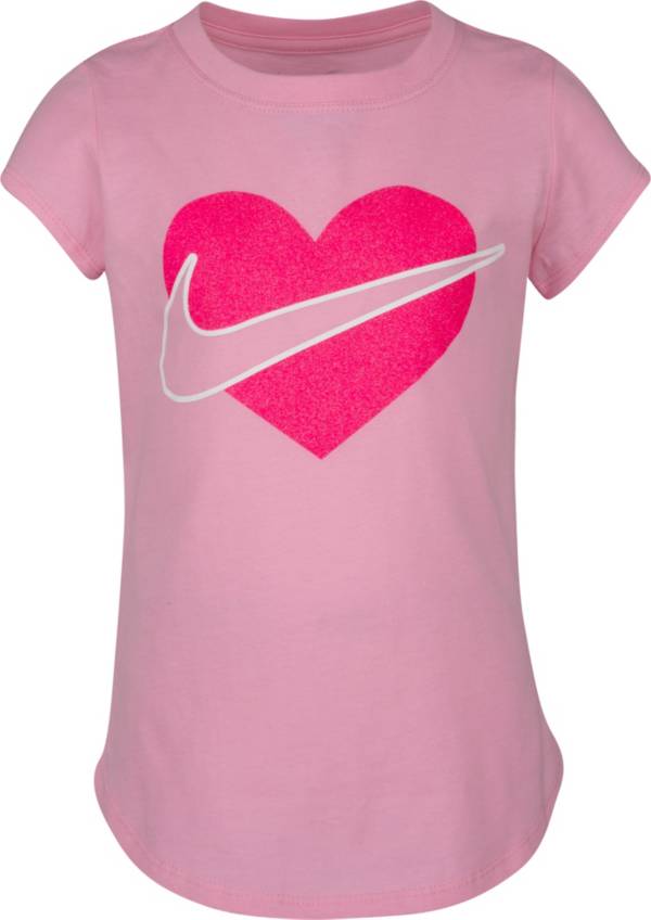 Nike Girl's Core Hearts Short Sleeve T-Shirt product image