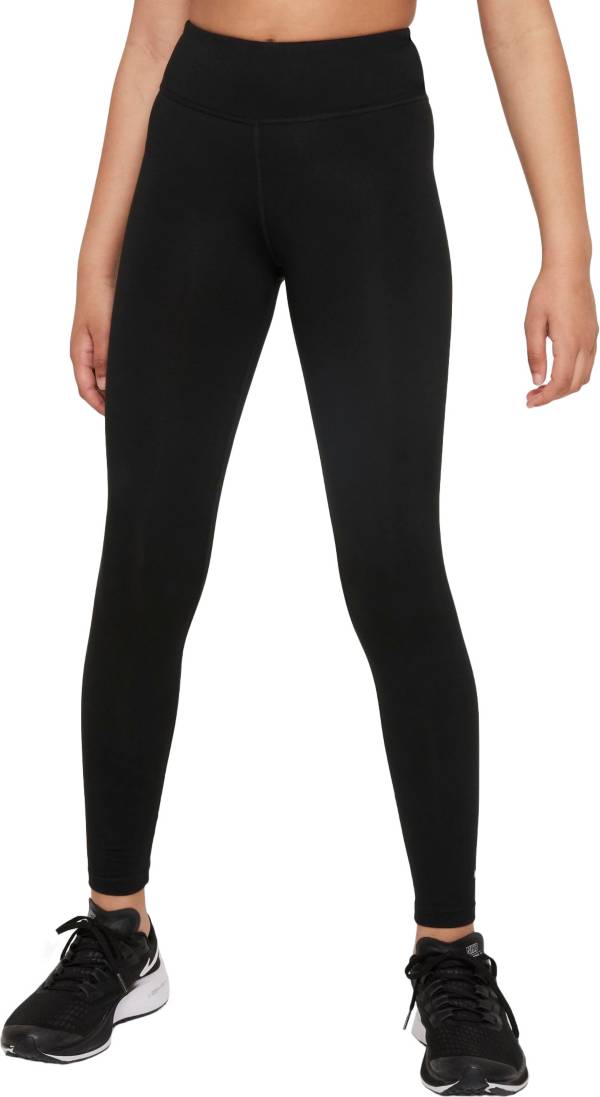 Nike Womens Dri-FIT Team One Tight Leggings (X-Small) Black at   Women's Clothing store