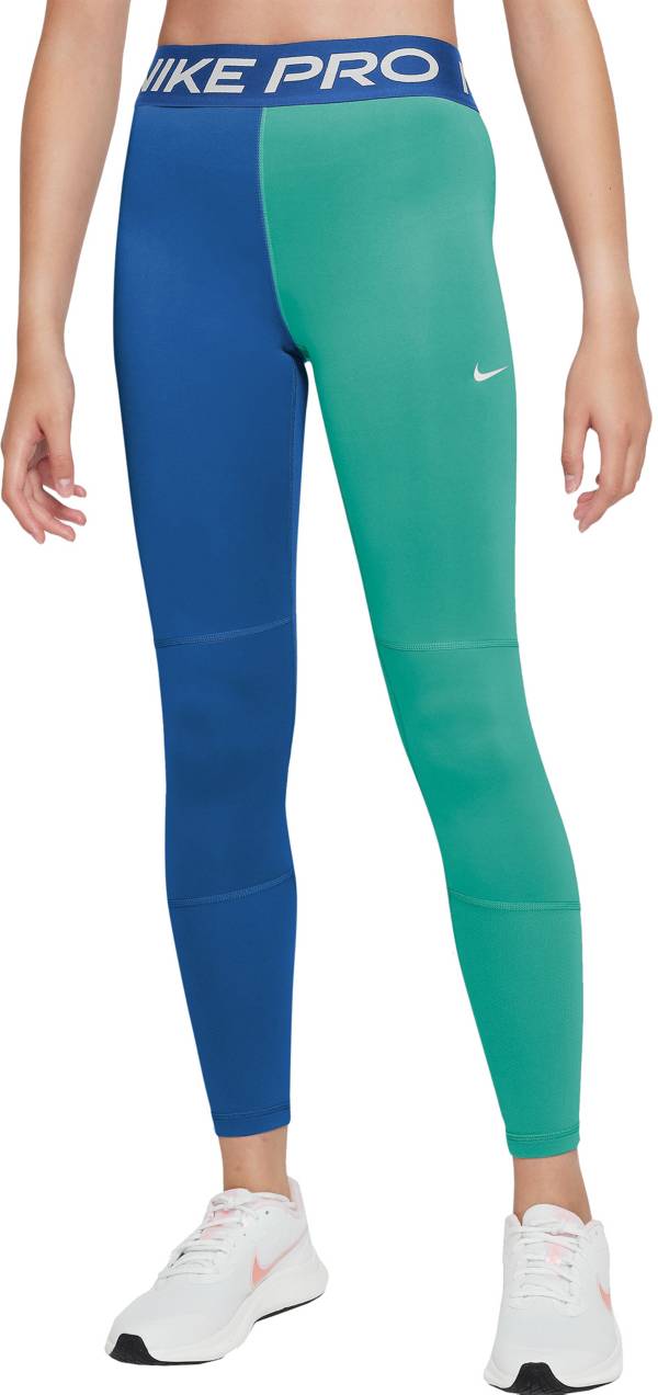 Nike Girl's Pro Dri-FIT Leggings - Black/White (DA1028-010) • Price »