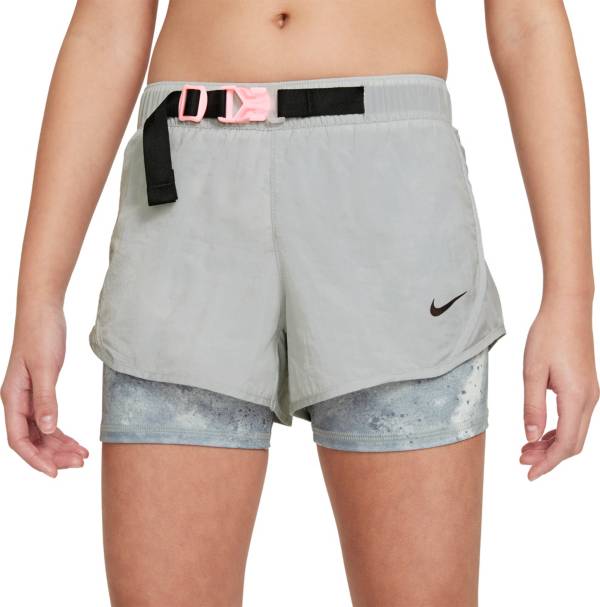 Nike Girls Tempo Tie Dye 2 In 1 Running Shorts Dick S Sporting Goods