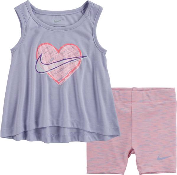 Nike Infant Girls' Tank and Bike Shorts Set