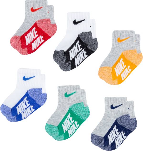 Nike Sportswear ANKLE BABY 6 PACK - Chaussettes - pink/rose