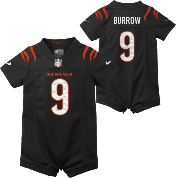 Nike Infant Cincinnati Bengals Joe Burrow #9 Romper Jersey