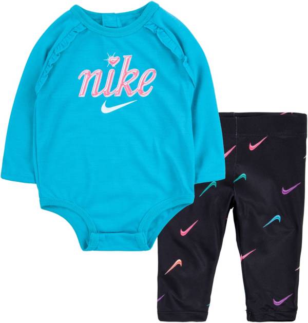 Nike Infant Girls' Long Sleeve Bodysuit and Leggings Set