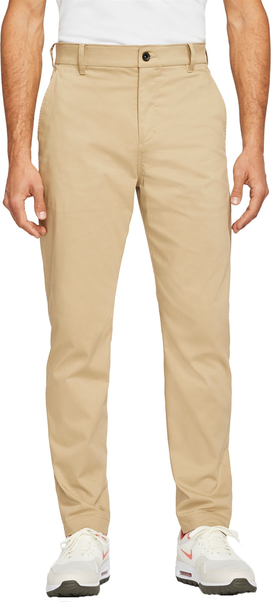 mens slim fit beige chinos