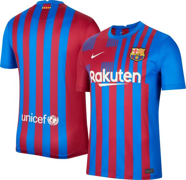 voetstuk Generator scheren Nike Men's FC Barcelona '21 Breathe Stadium Home Replica Jersey | DICK'S  Sporting Goods