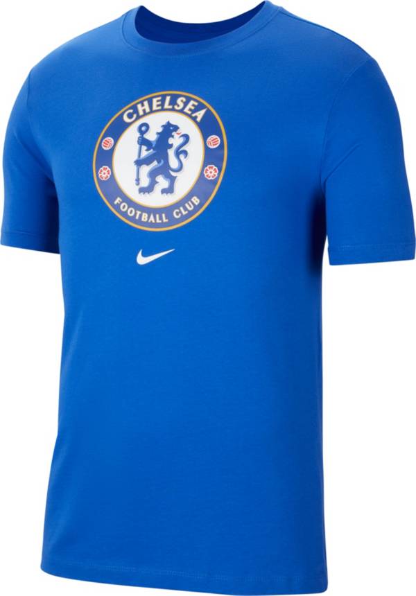 Nike Men's Chelsea FC Crest Royal T-Shirt