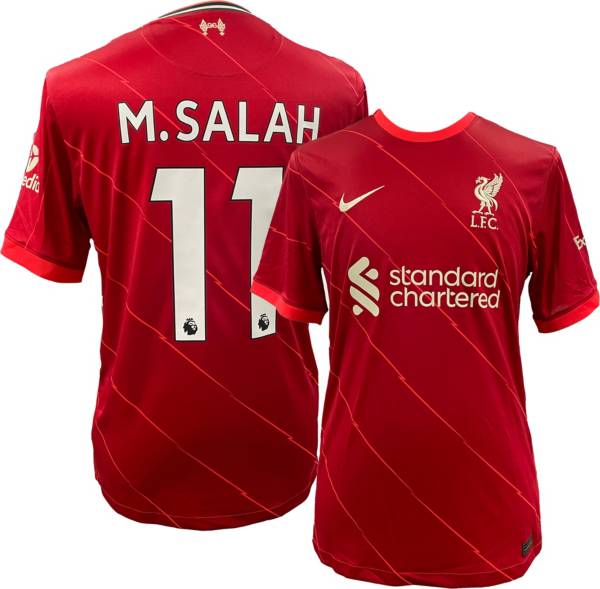 Nike Liverpool FC Mohamed Salah #11 Breathe Stadium Home Replica Jersey