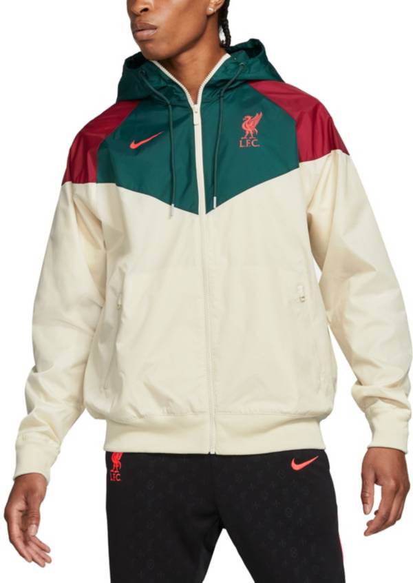 Nike Men's Liverpool FC Grey Windrunner Jacket