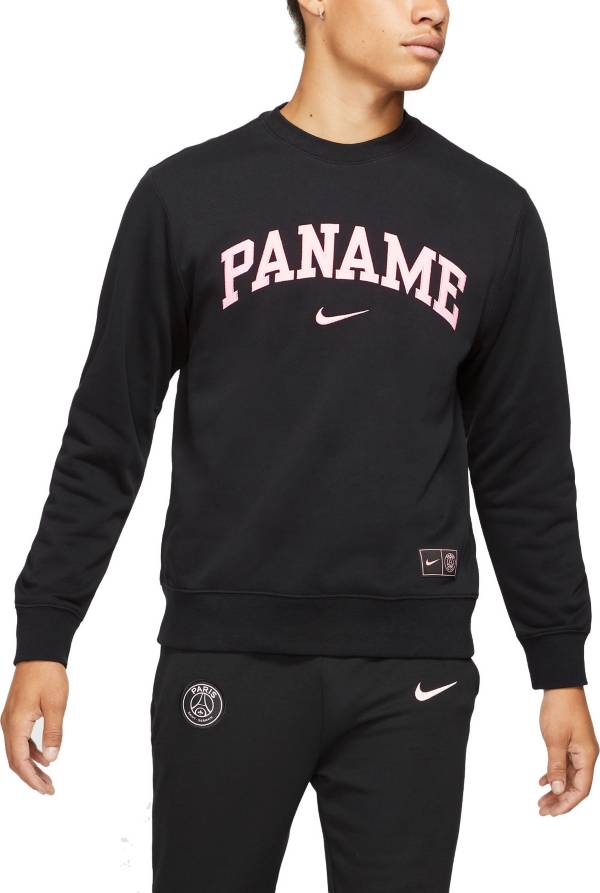 Nike Men's Paris Saint-Germain Black Crew Sweatshirt product image