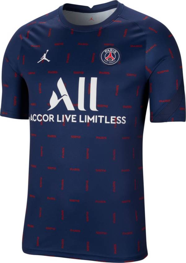 Jordan Men's Paris Saint-Germain Prematch Jersey