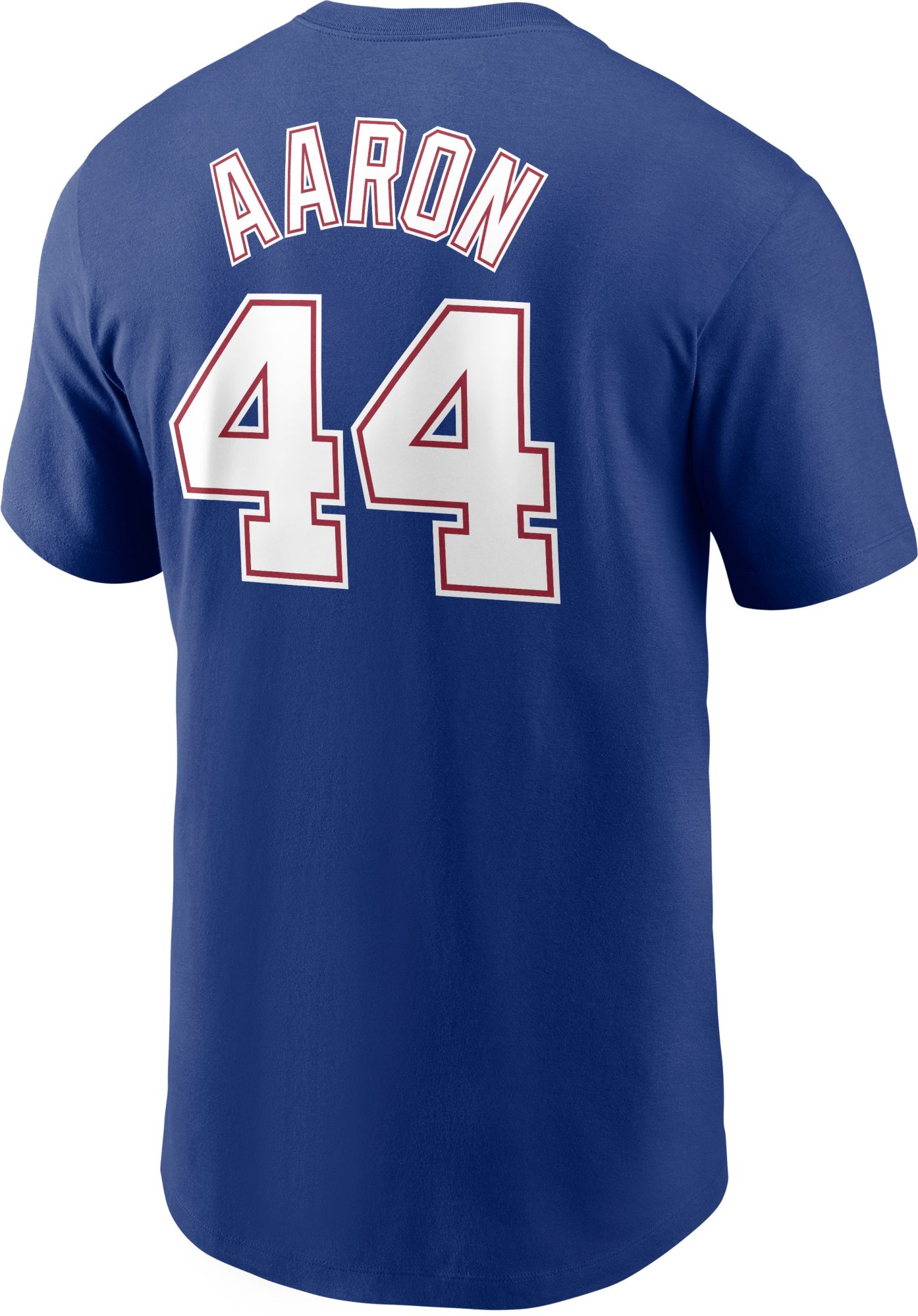 hank aaron jersey blue