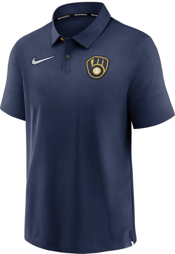 Nike Men's Milwaukee Brewers Flux Polo