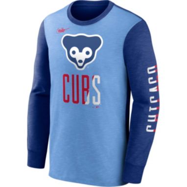 sorry, Nike Men's Chicago Cubs Blue Split Long Sleeve T-Shirt is currently out of stock