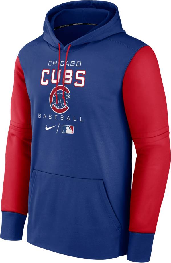 Nike Men's Chicago Cubs Blue Therma-FIT Hoodie product image