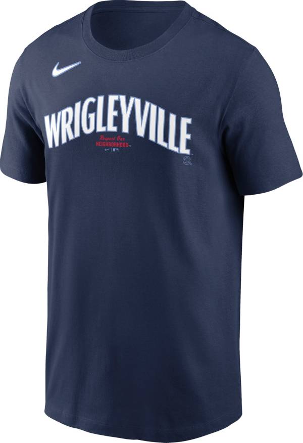 Nike Men's Chicago Cubs Navy 2021 City Connect Wordmark T-Shirt product image