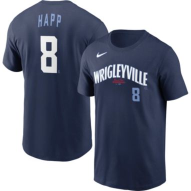 sorry, Nike Men's Chicago Cubs Ian Happ #8 Navy 2021 City Connect T-Shirt is currently out of stock