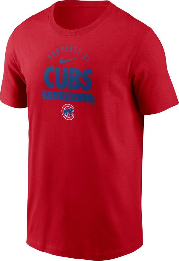 Nike Men's Chicago Cubs Red ‘Property Of' T-Shirt