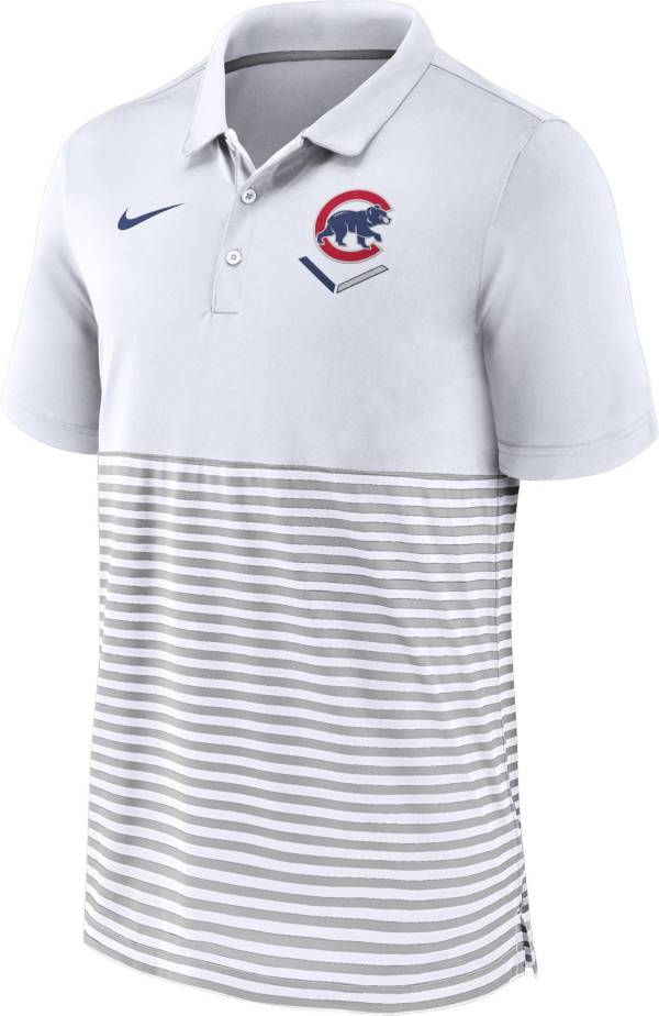 Nike Men's Chicago Cubs Stripe Blue Polo product image