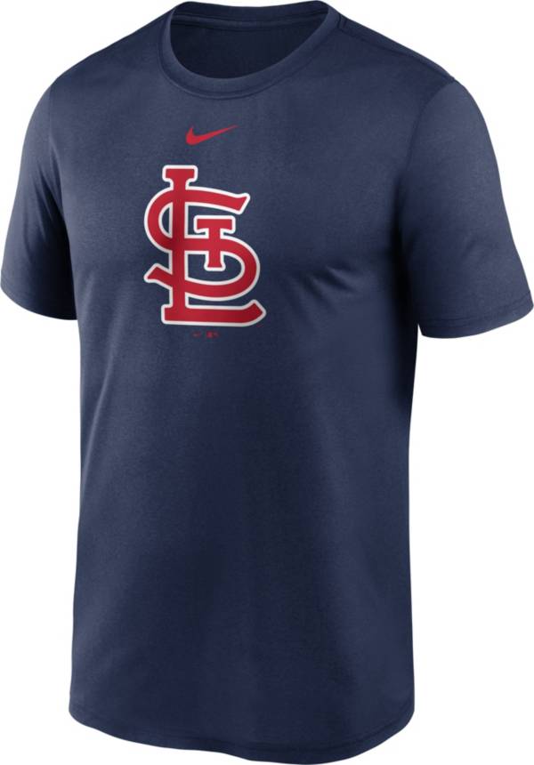 Nike Men's St. Louis Cardinals Navy Large Logo Legend T-Shirt