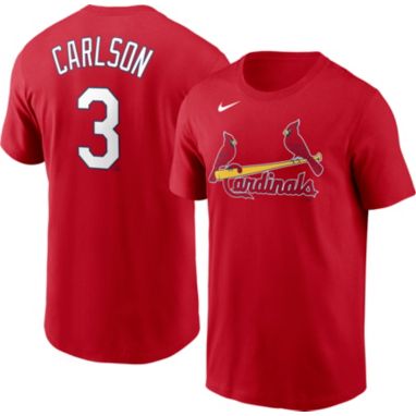 sorry, Nike Men's St. Louis Cardinals Dylan Carlson #3 Red T-Shirt is currently out of stock