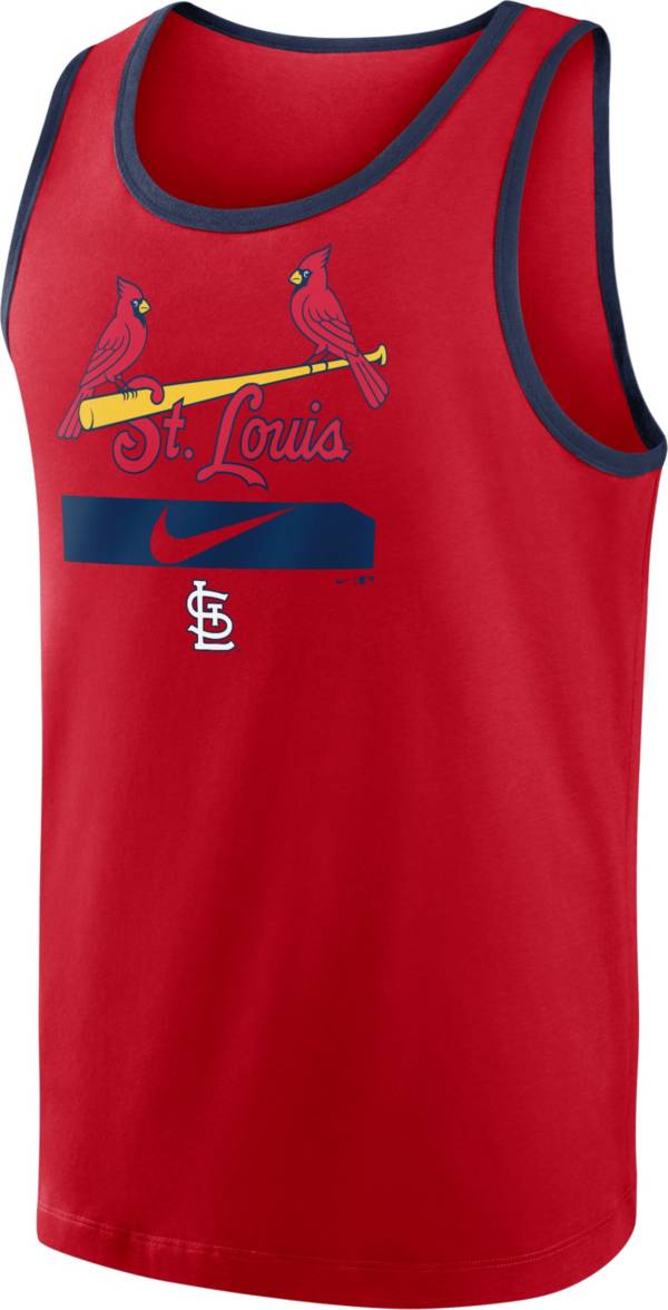 Nike Men's St. Louis Cardinals Red Cotton Tank Top