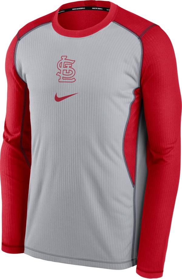 Nike Men's St. Louis Cardinals Red Authentic Collection Game Long Sleeve T-Shirt