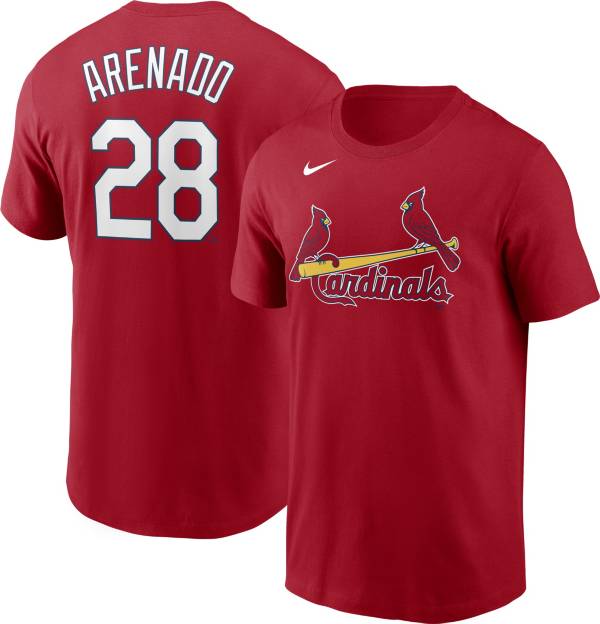 Nike Youth St. Louis Cardinals Nolan Arenado #28 Blue Cool Base Jersey