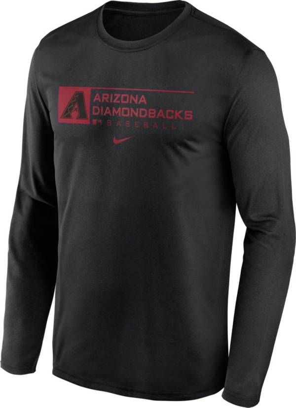 Nike Men's Arizona Diamondbacks Black Legend Issue Long Sleeve T-Shirt