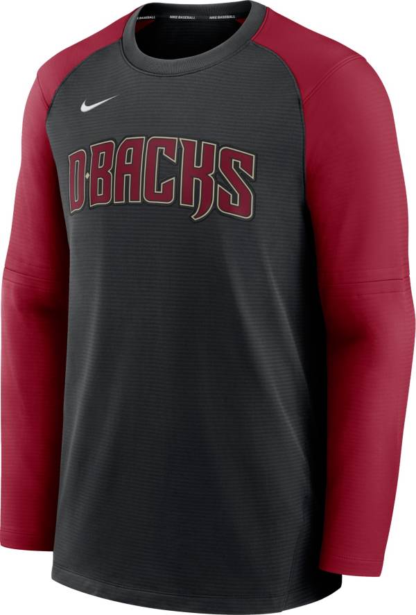 Nike Men's Arizona Diamondbacks Black Authentic Collection Pre-Game Long Sleeve T-Shirt