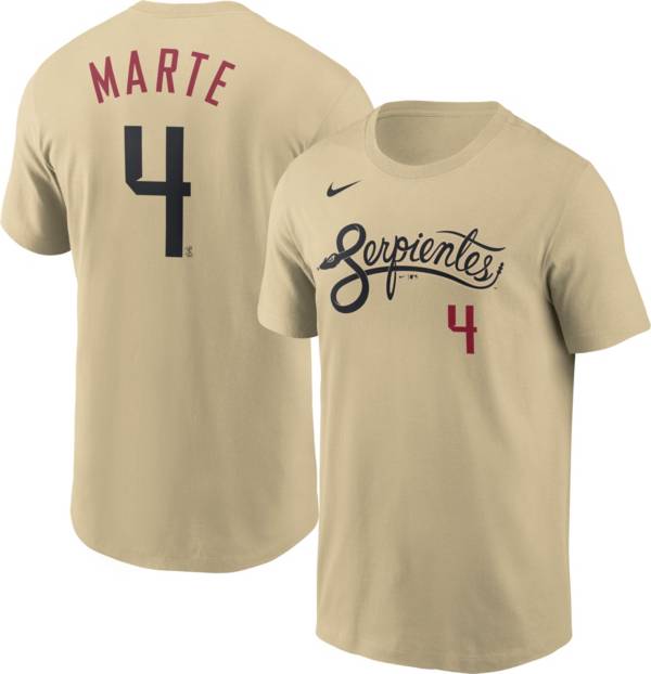Nike Men's Arizona Diamondbacks Ketel Marte #4 Gold 2021 City Connect T-Shirt product image