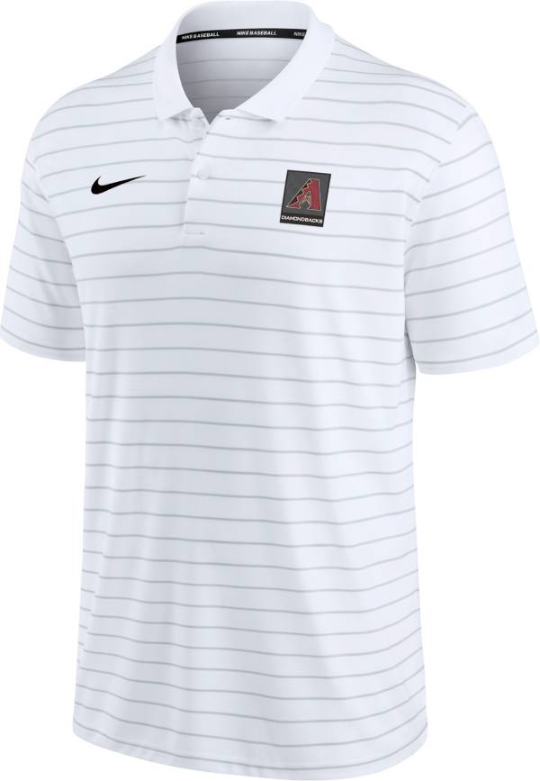 Nike Men's Arizona Diamondbacks White Striped Polo product image