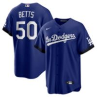Nike Youth Los Angeles Dodgers Mookie Betts #50 Royal 2021 City