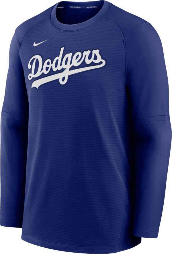 Nike Men's Los Angeles Dodgers Royal Authentic Collection Pre-Game Long Sleeve T-Shirt