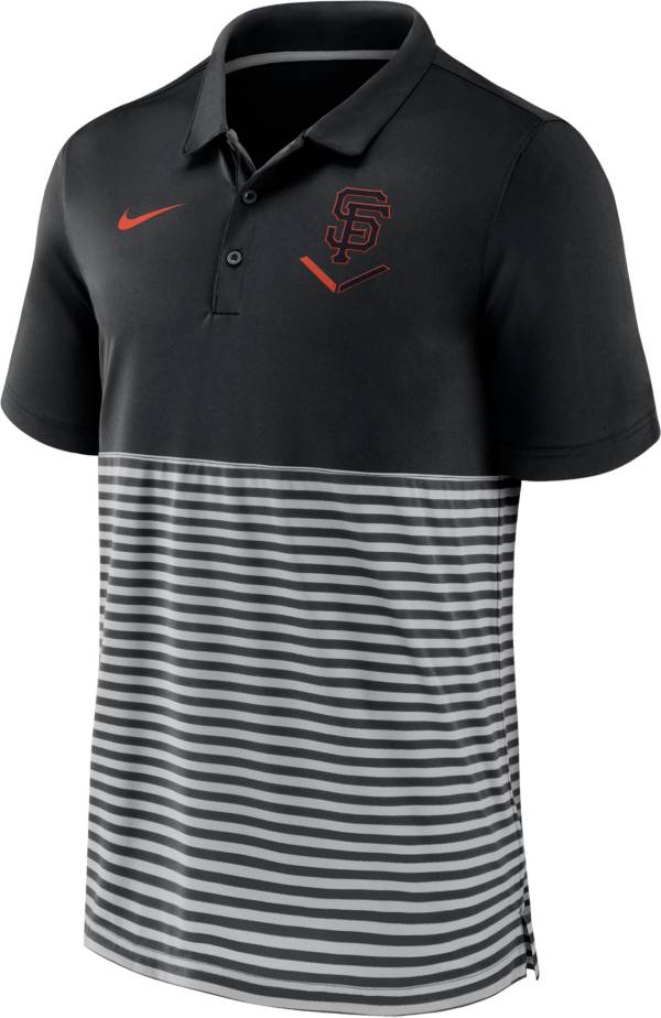 Nike Men's San Francisco Giants Stripe White Polo