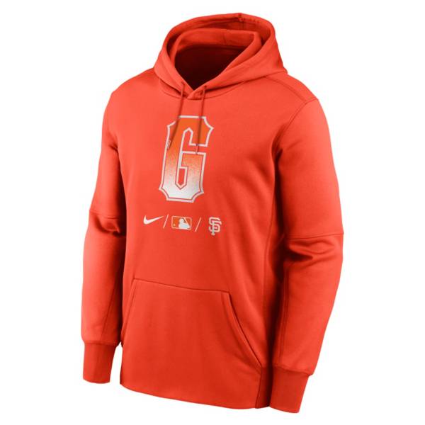 Nike Men's San Francisco Giants Orange 2021 City Connect Therma-FIT Hoodie