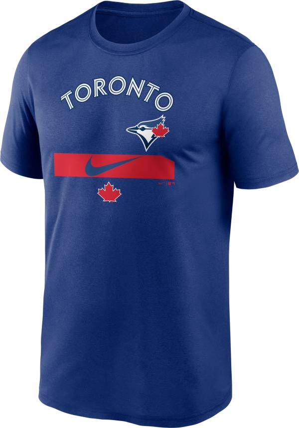 Nike Men's Toronto Blue Jays Blue Practice Cotton T-Shirt