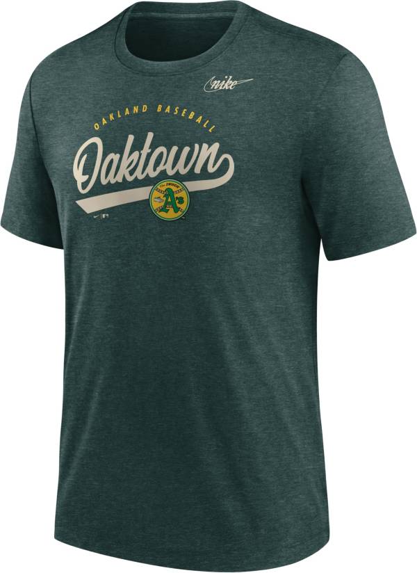 Nike Men's Oakland Athletics Green Nickname T-Shirt