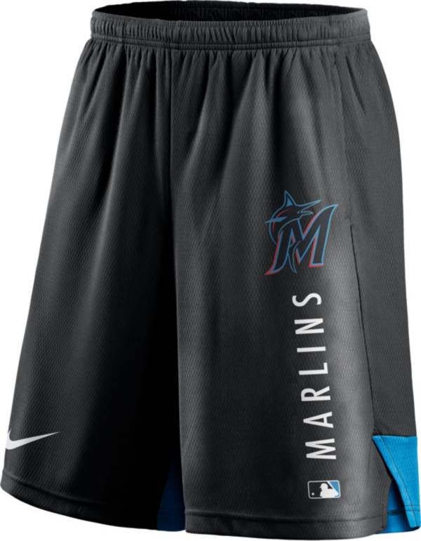 Nike Men's Miami Marlins Black Authentic Collection Training Short