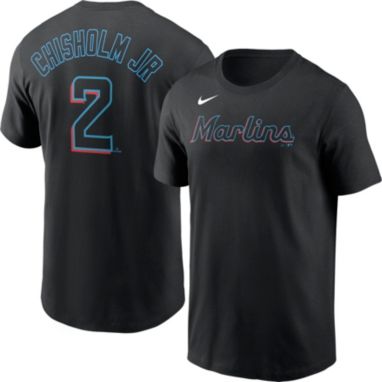 sorry, Nike Men's Miami Marlins Jazz Chisholm #2 Black T-Shirt is currently out of stock