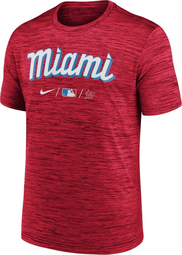 Nike Dri-FIT City Connect Striped (MLB Miami Marlins) Men's Polo.