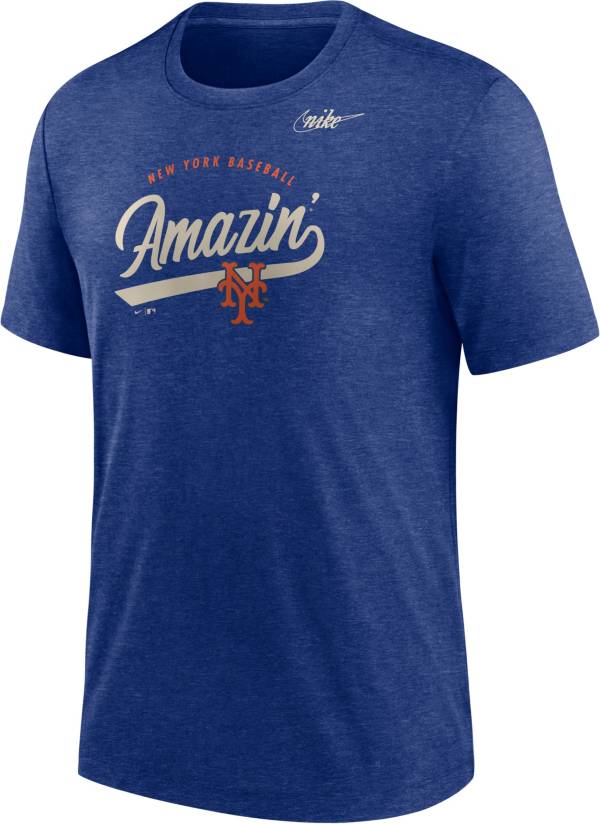 Nike Men's New York Mets Blue Nickname T-Shirt