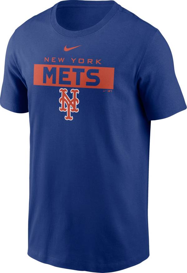 Nike Men's New York Mets Blue Cotton T-Shirt product image