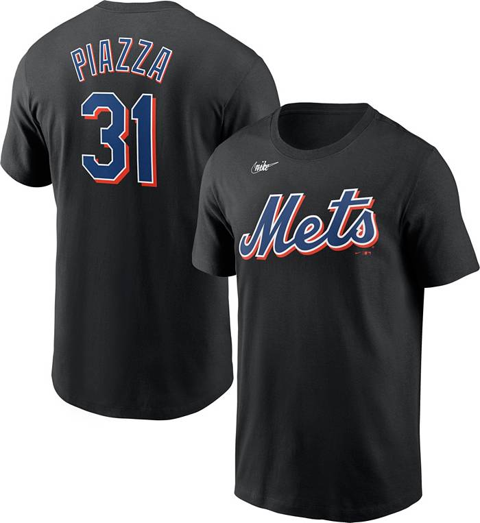 New York Mets MLB Nike Men's Black Alternate Replica Jersey